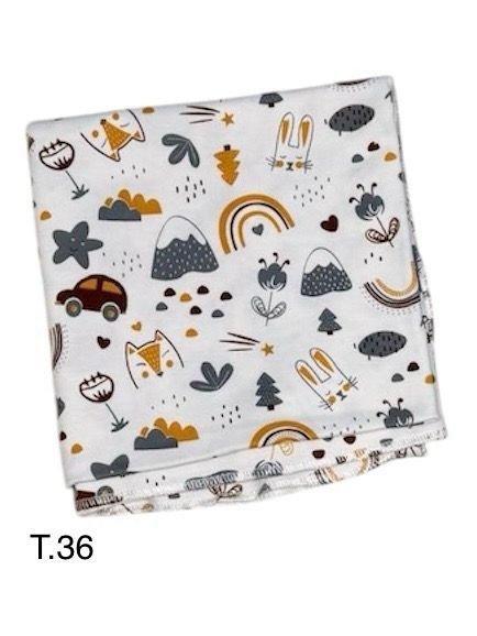 كوفلية اطفال ابيض مرسم CIVIL